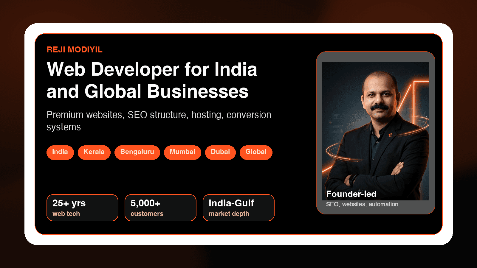 web developer website system for Doha businesses by Reji Modiyil